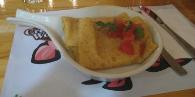 CREPES DE JAMON Y QUESO