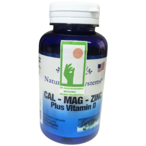 CALCIO MAGNESIO Y ZINC plus Vitamina D 100 capsulas