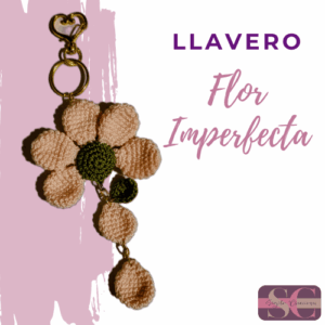 Llavero Flor Imperfecta